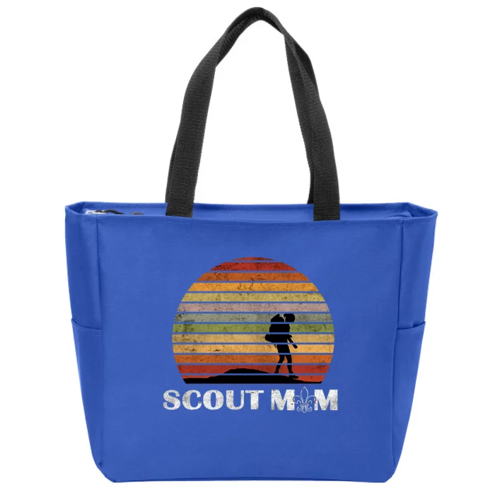 Vintage Scout Leader Scout Mom Cute Gift Zip Tote Bag