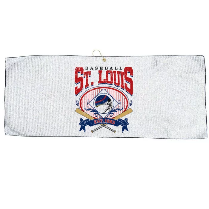 Vintage St Louis Baseball  Baseball Love Large Microfiber Waffle Golf Towel