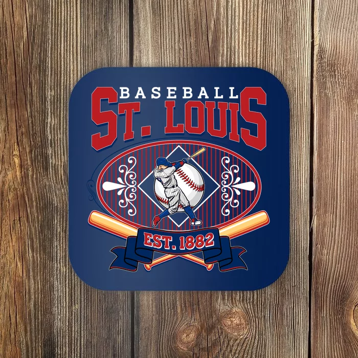 Vintage St Louis Baseball Est 1882 Coaster