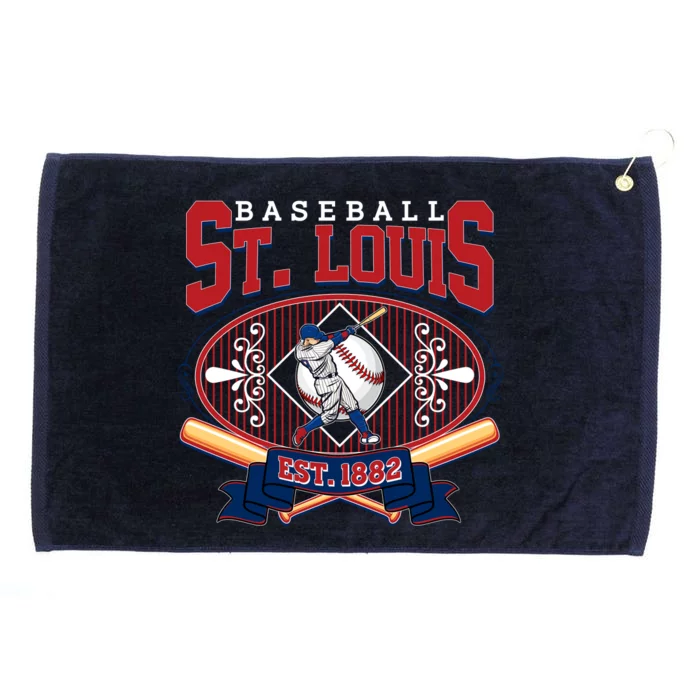 Vintage St Louis Baseball Est 1882 Grommeted Golf Towel