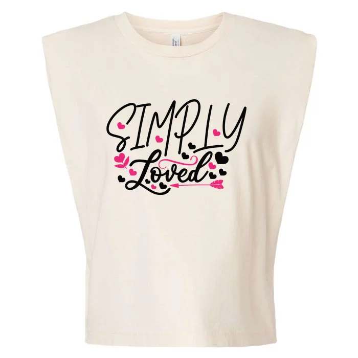 Valentine Simply Loved Garment-Dyed Women's Muscle Tee