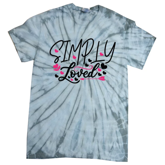 Valentine Simply Loved Tie-Dye T-Shirt