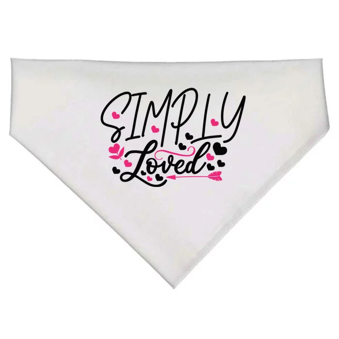 Valentine Simply Loved USA-Made Doggie Bandana