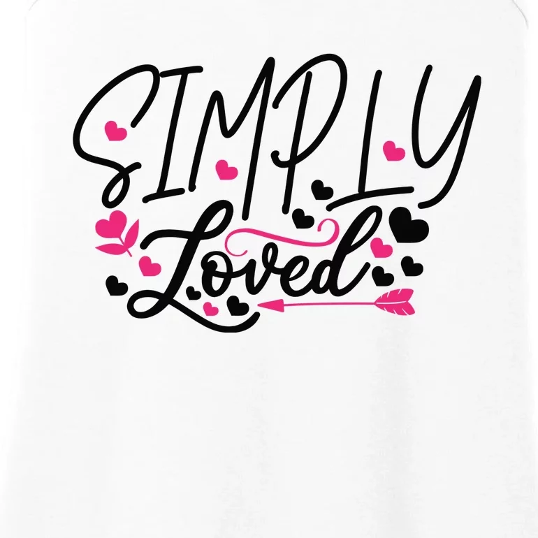 Valentine Simply Loved Ladies Essential Tank