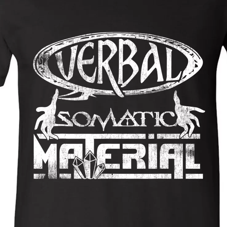 Verbal Somatic Material Shirt RPG Roleplaying Gamer Tee V-Neck T-Shirt