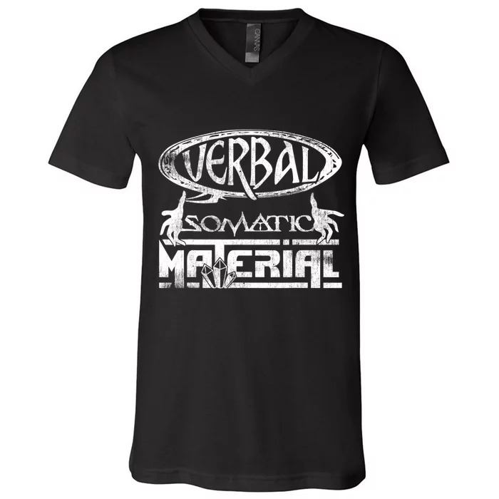 Verbal Somatic Material Shirt RPG Roleplaying Gamer Tee V-Neck T-Shirt