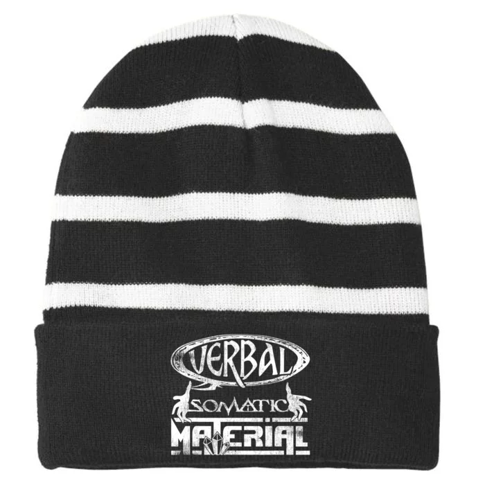 Verbal Somatic Material Shirt RPG Roleplaying Gamer Tee Striped Beanie with Solid Band