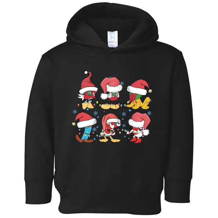 Vintage Santa Mouse And Friends Christmas Toddler Hoodie