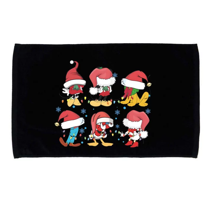 Vintage Santa Mouse And Friends Christmas Microfiber Hand Towel