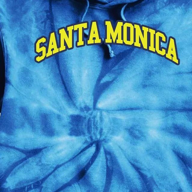 Varsity Santa Monica Gift Tie Dye Hoodie