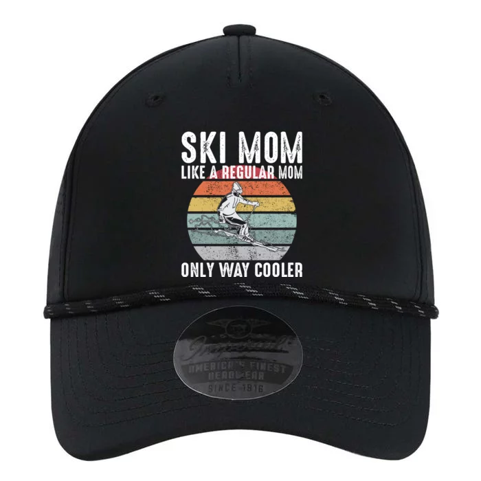 Vintage Ski Mom Like A Regular Mom Only Way Cooler Skiing Gift Performance The Dyno Cap