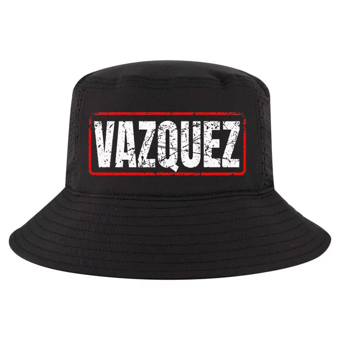 Vazquez Surname Mexican & Hispanic American Chicano Cool Comfort Performance Bucket Hat