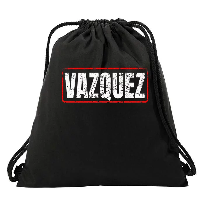 Vazquez Surname Mexican & Hispanic American Chicano Drawstring Bag