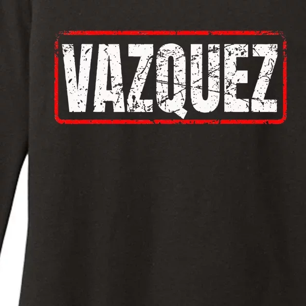 Vazquez Surname Mexican & Hispanic American Chicano Womens CVC Long Sleeve Shirt