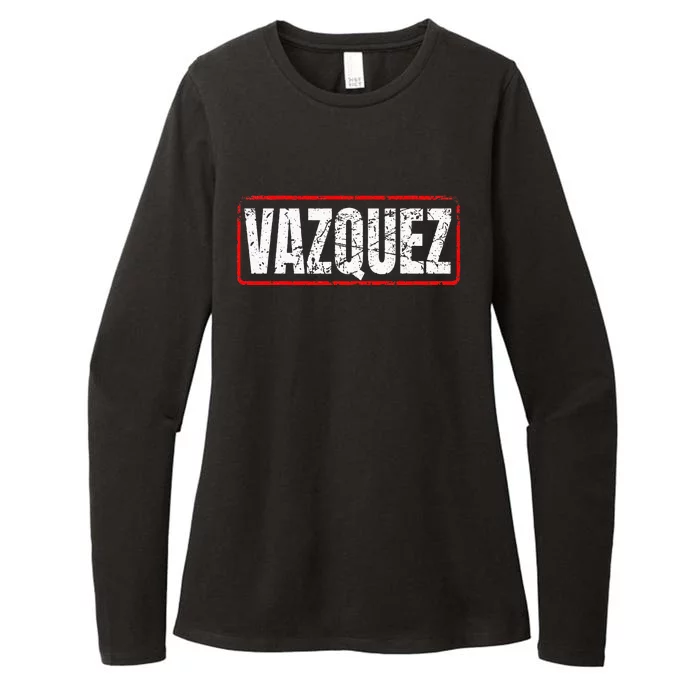 Vazquez Surname Mexican & Hispanic American Chicano Womens CVC Long Sleeve Shirt