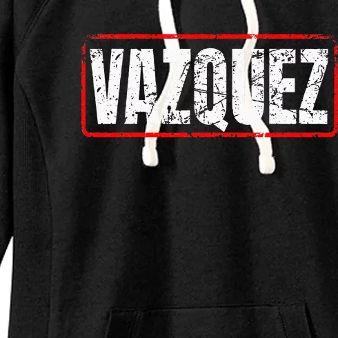 Vazquez Surname Mexican & Hispanic American Chicano Women's Fleece Hoodie