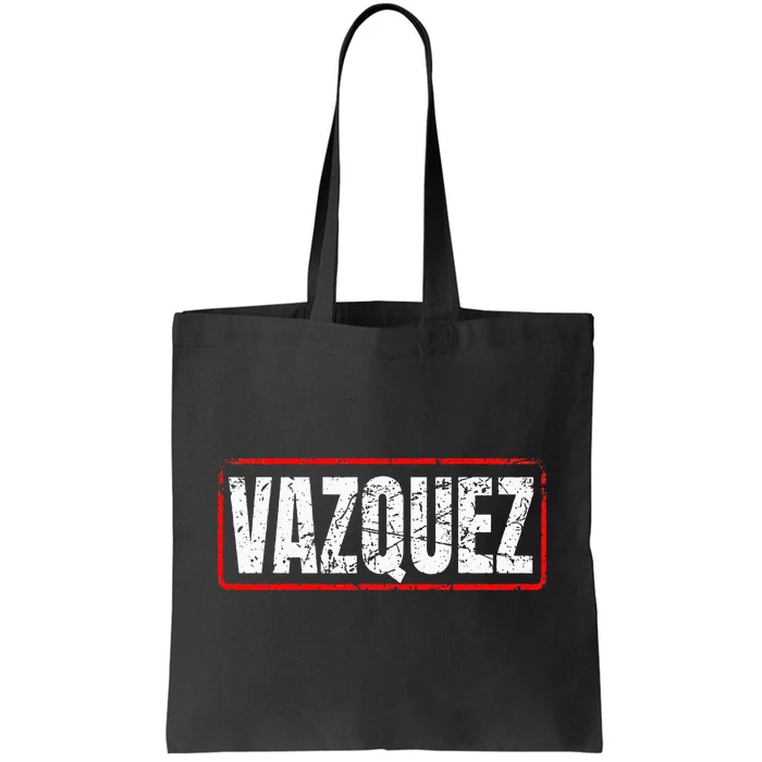 Vazquez Surname Mexican & Hispanic American Chicano Tote Bag