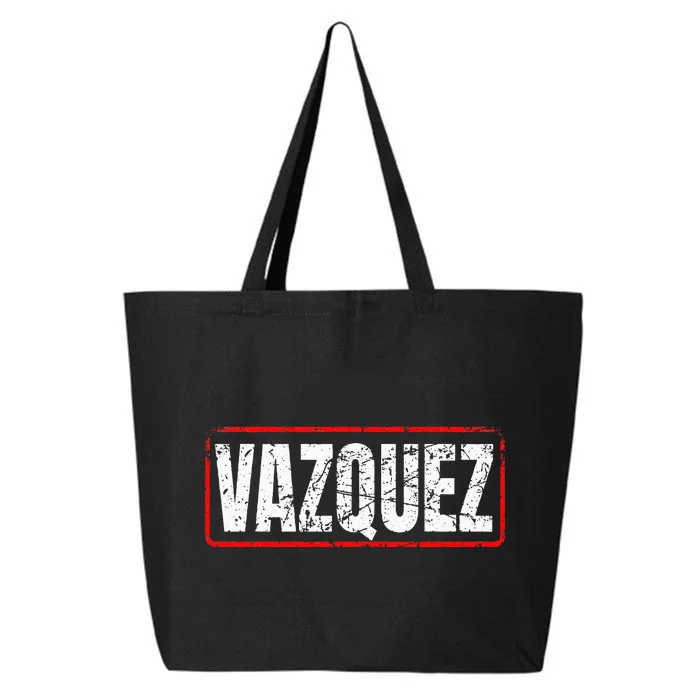 Vazquez Surname Mexican & Hispanic American Chicano 25L Jumbo Tote