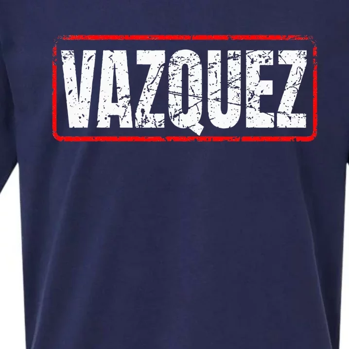 Vazquez Surname Mexican & Hispanic American Chicano Sueded Cloud Jersey T-Shirt