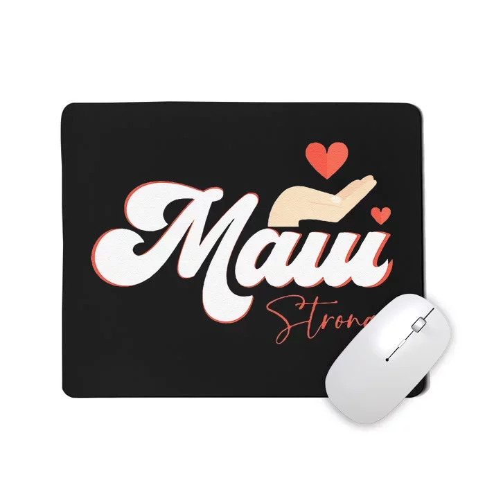 Vintage Strong Maui Hawaii Island I Love Hawaii Mousepad