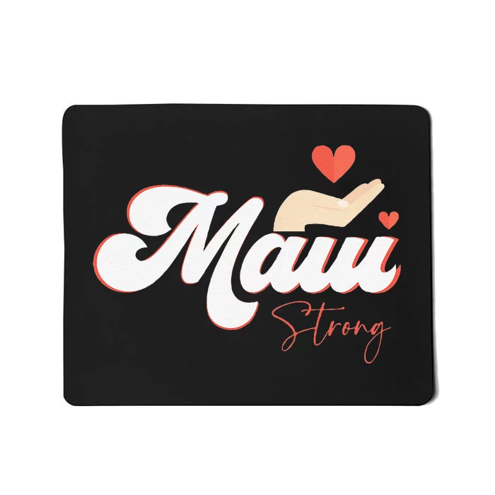 Vintage Strong Maui Hawaii Island I Love Hawaii Mousepad