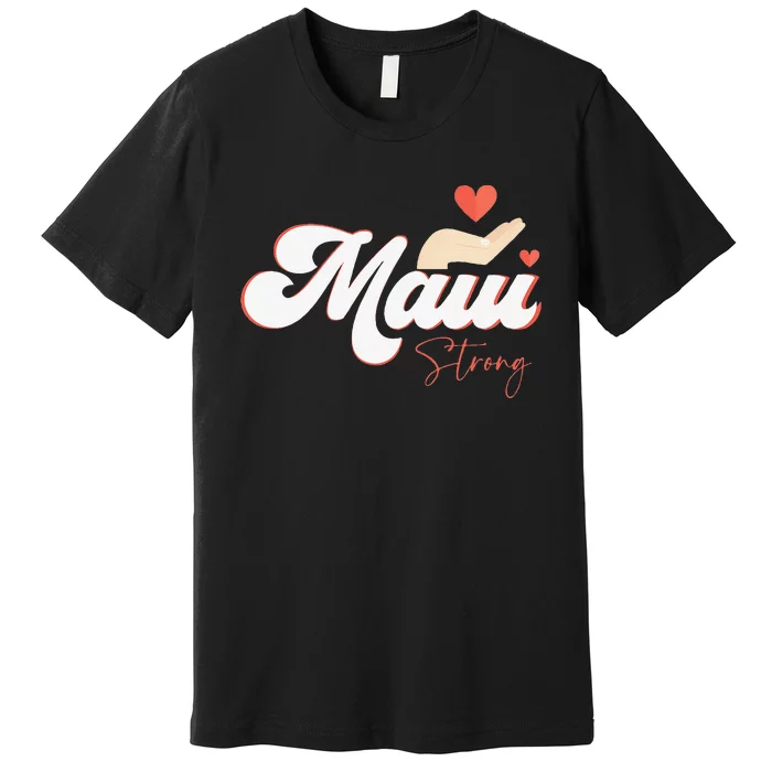 Vintage Strong Maui Hawaii Island I Love Hawaii Premium T-Shirt