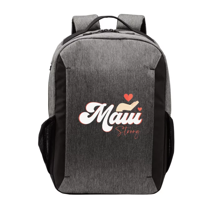 Vintage Strong Maui Hawaii Island I Love Hawaii Vector Backpack