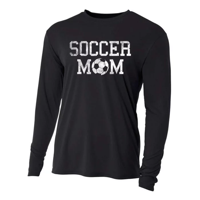 Vintage Soccer Mama Retro Vintage Soccer Mom Cooling Performance Long Sleeve Crew