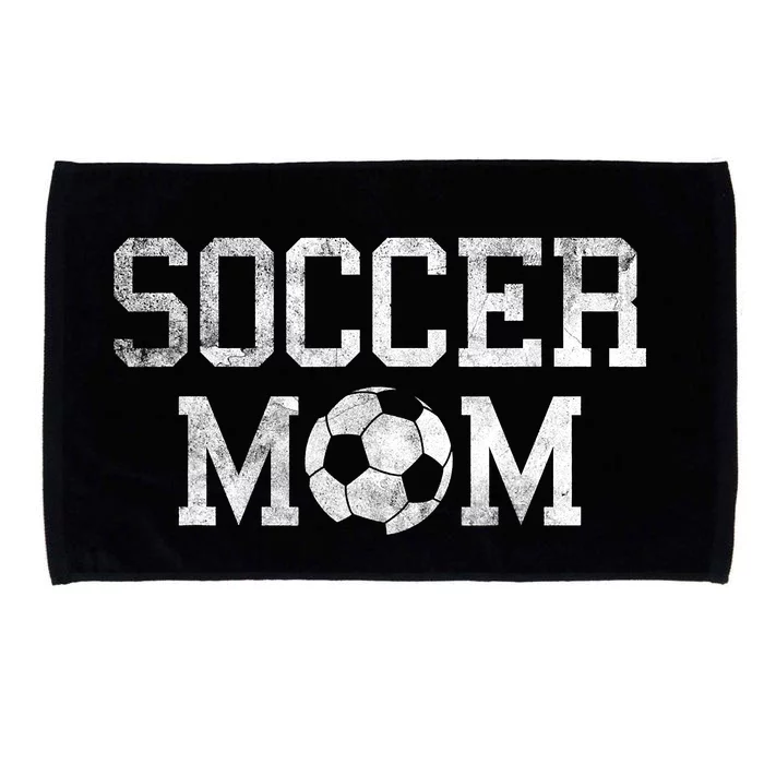 Vintage Soccer Mama Retro Vintage Soccer Mom Microfiber Hand Towel