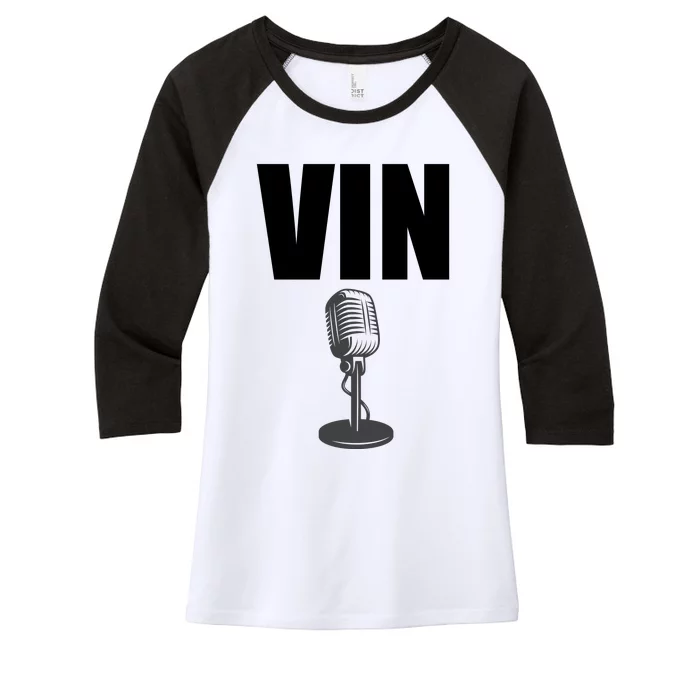 Vin Scully Microphone' Unisex Jersey T-Shirt