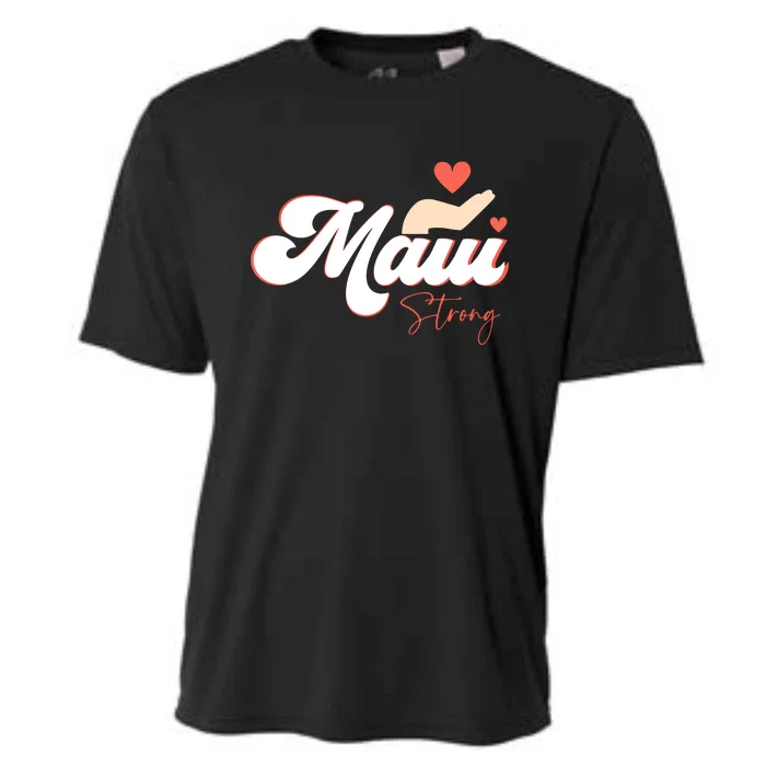 Vintage Strong Maui Hawaii Island I Love Hawaii Gift Cooling Performance Crew T-Shirt