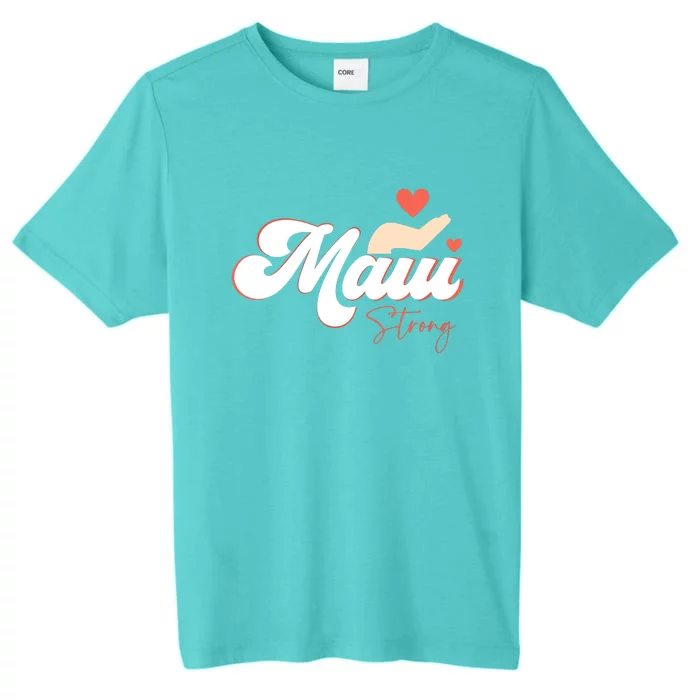 Vintage Strong Maui Hawaii Island I Love Hawaii Gift ChromaSoft Performance T-Shirt