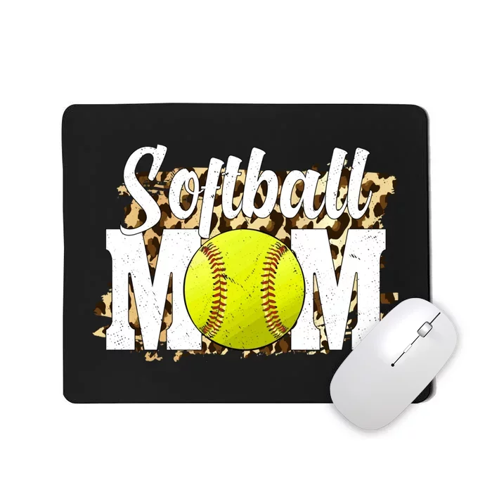 Vinatge Softball Mom Gifts Funny Softball Lovers Mothers Day Mousepad