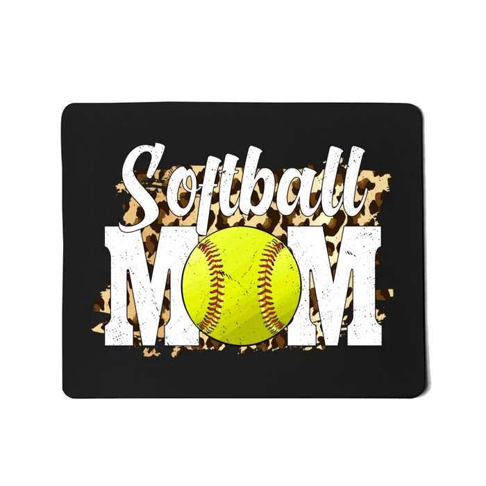 Vinatge Softball Mom Gifts Funny Softball Lovers Mothers Day Mousepad