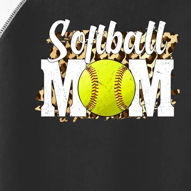 Vinatge Softball Mom Gifts Funny Softball Lovers Mothers Day Toddler Fine Jersey T-Shirt