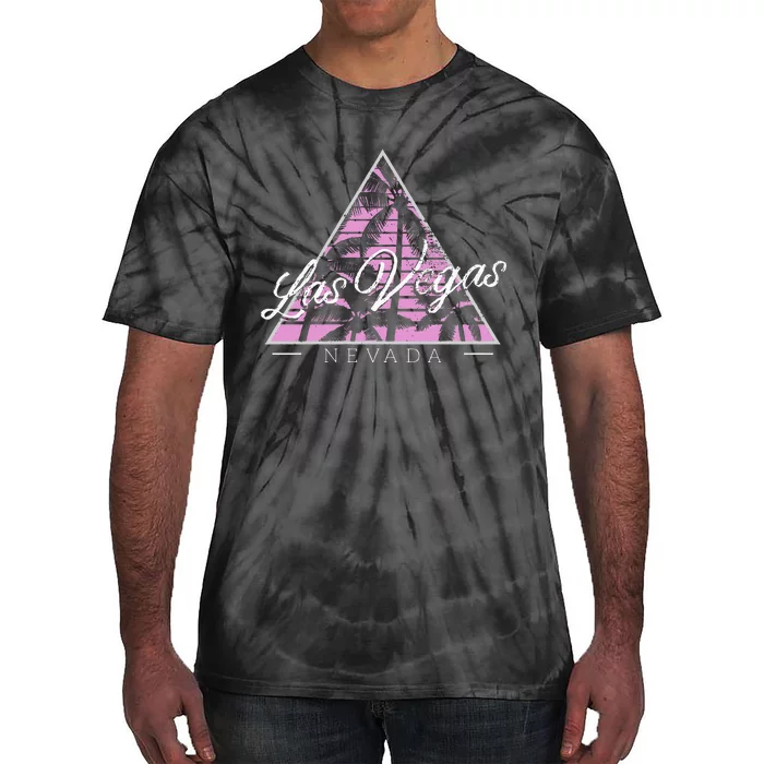 Vintage Style Nevada Las Vegas Gift Design Idea Tie-Dye T-Shirt