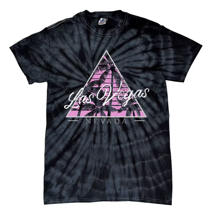 Vintage Style Nevada Las Vegas Gift Design Idea Tie-Dye T-Shirt