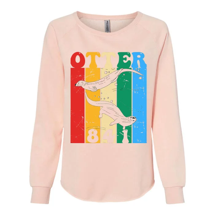 vintage surfing otter 841 team surfboards steals californian Womens California Wash Sweatshirt