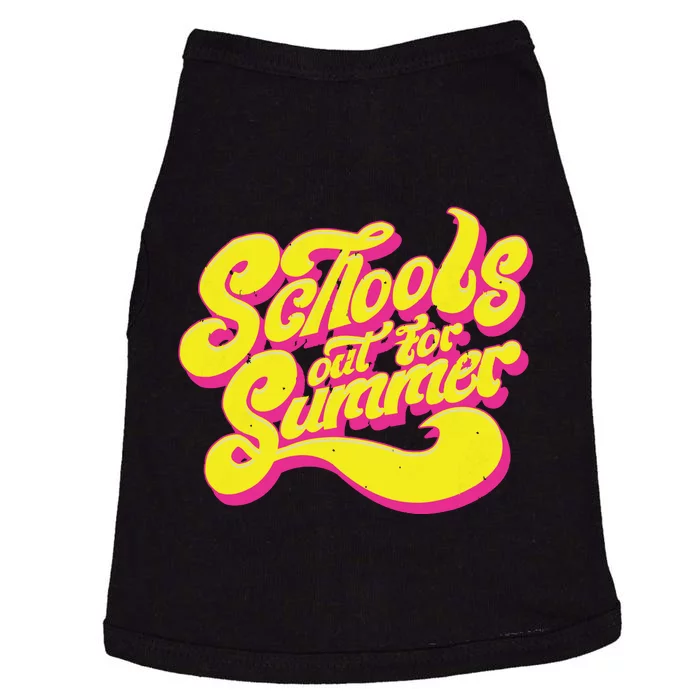 Vintage Schools Out For Summer Ladies Mensyouth Doggie Tank