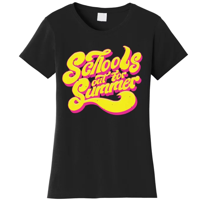 Vintage Schools Out For Summer Ladies Mensyouth Women's T-Shirt