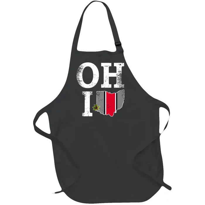 Vintage State Of Ohio Full-Length Apron With Pocket