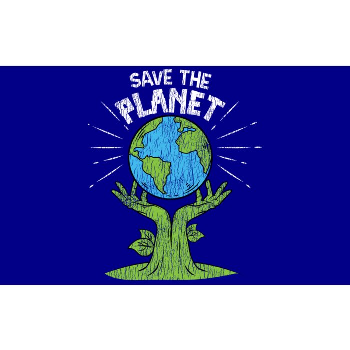 Vintage Save Our Earth Plant Trees Climate Change Earth Day Gift Bumper Sticker