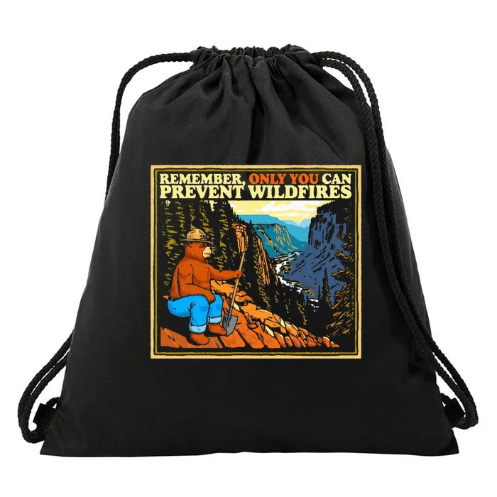 Vintage Style Only You Retro Hiking Drawstring Bag