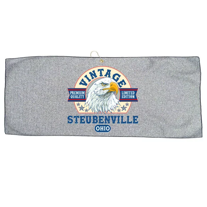 Vintage Steubenville Ohio Premium Quality Limited Edition Eagle Emblem Large Microfiber Waffle Golf Towel