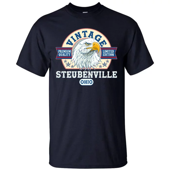 Vintage Steubenville Ohio Premium Quality Limited Edition Eagle Emblem Tall T-Shirt