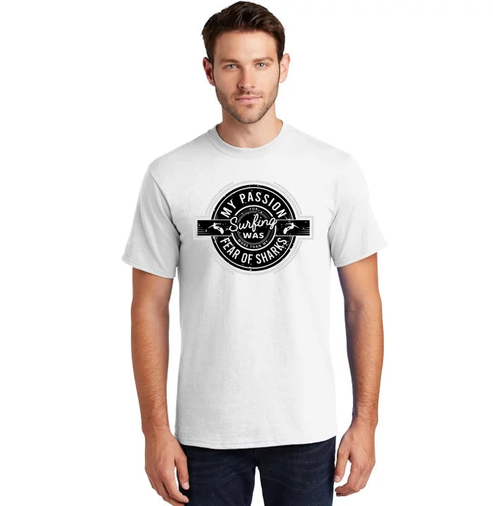 Vintage Surfing Passion Graphic Tall T-Shirt