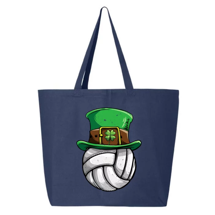 Volleyball St Patricks Day Leprechaun Ball Sports Gift 25L Jumbo Tote