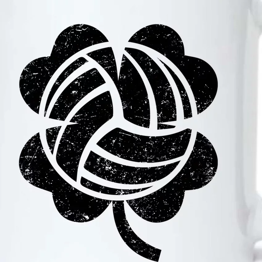 Volleyball St Patricks Day Sports Shamrock Costume Gift Black Color Changing Mug