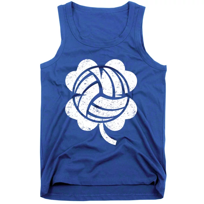 Volleyball St Patricks Day Sports Shamrock Costume Gift Tank Top