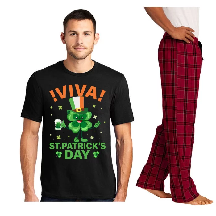 Viva St Patricks Day Funny Drink Pajama Set